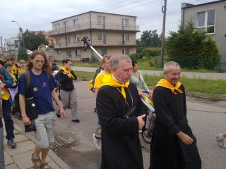 Od Władysławowa szedł z nami biskup R. Kasyna…